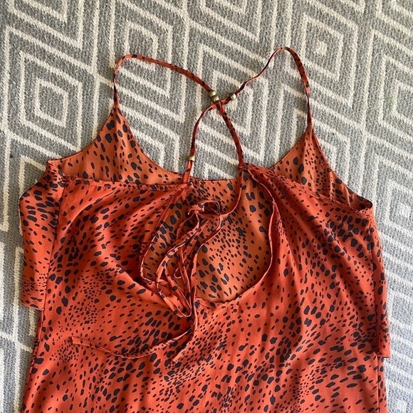 NWT YA Los Angeles Sleeveless Print Maxi Dress Size Large - Picture 7 of 15